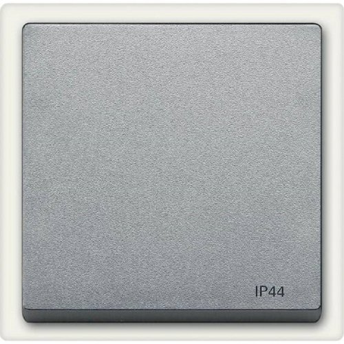 Лицевая панель Schneider Electric Merten System M для 1-кл. выключателя IP44 алюминий картинка